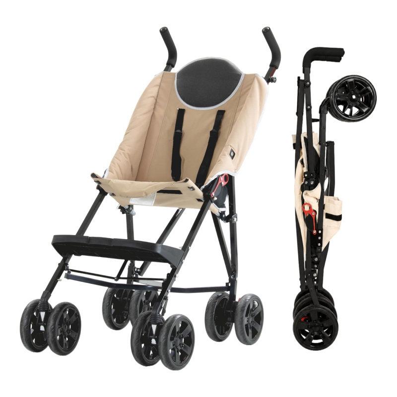 Cochecito Adaptado XL Ligero y Plegable para niños mayores de hasta 50 kg