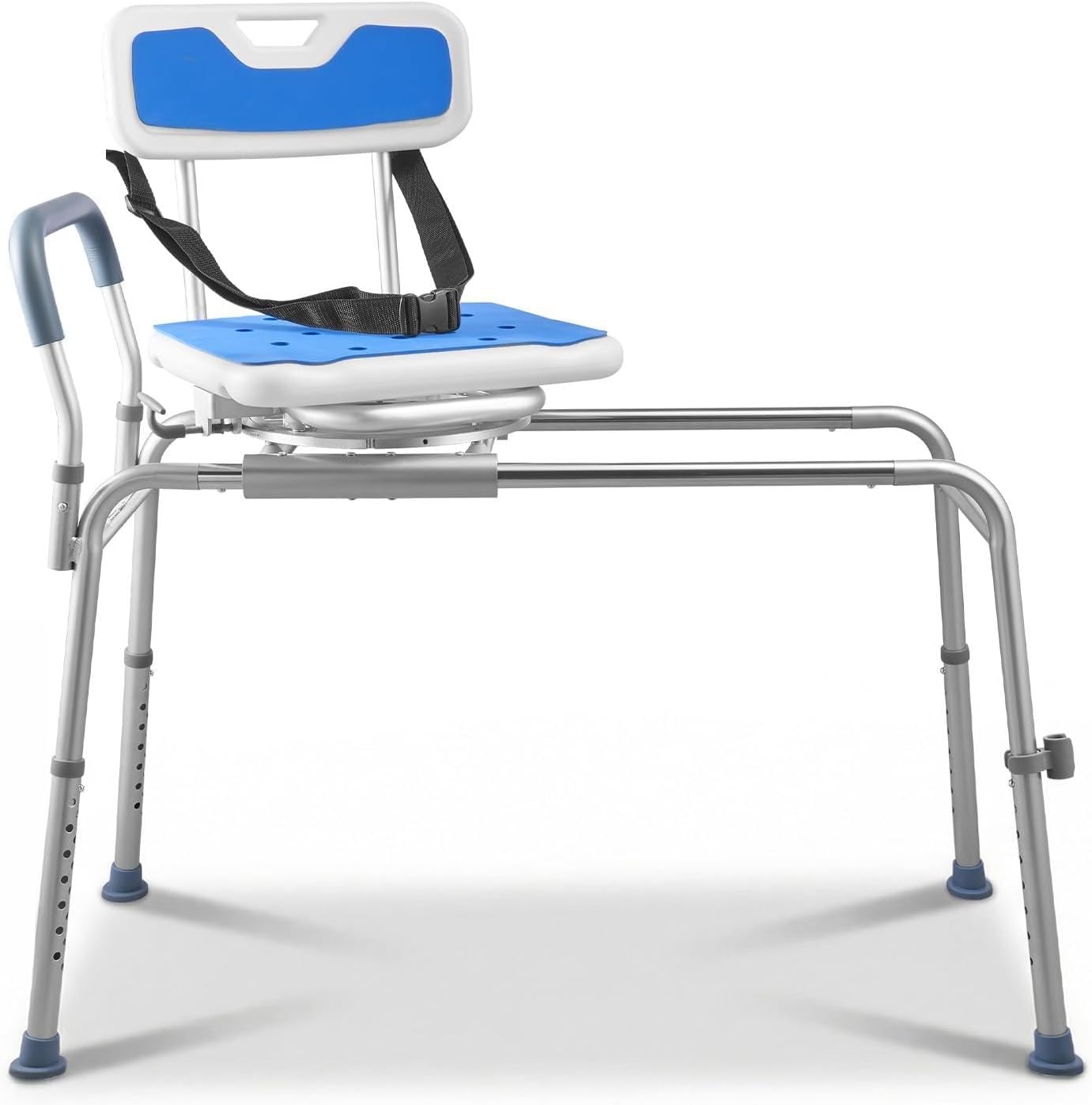 Silla de Ducha Giratoria con estructura deslizante de transferencia
