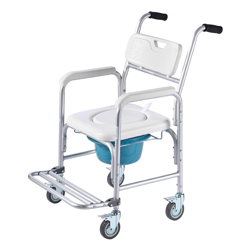 Silla de Baño Portátil con Ruedas