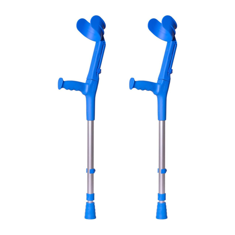 Muletas Infantiles Regulables de Aluminio Ligero Azul