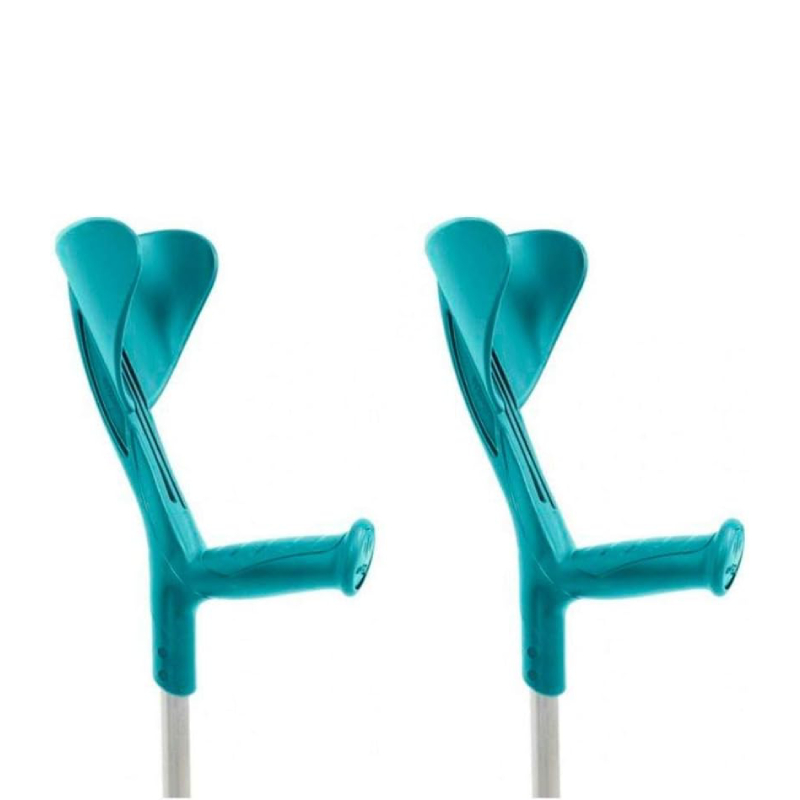 Muletas Regulables y Ligeras con Puño Ergonómico y Conteras Antideslizantes