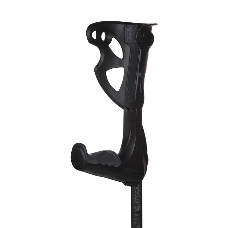 Muletas Ultraligeras Opticomfort Premium Regulables y con Reposabrazos y Empuñadura Acolchados