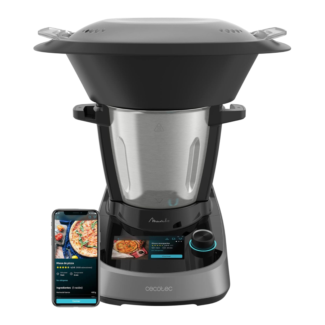 Robot de Cocina Multifunción con Pantalla Táctil y Recetario Integrado