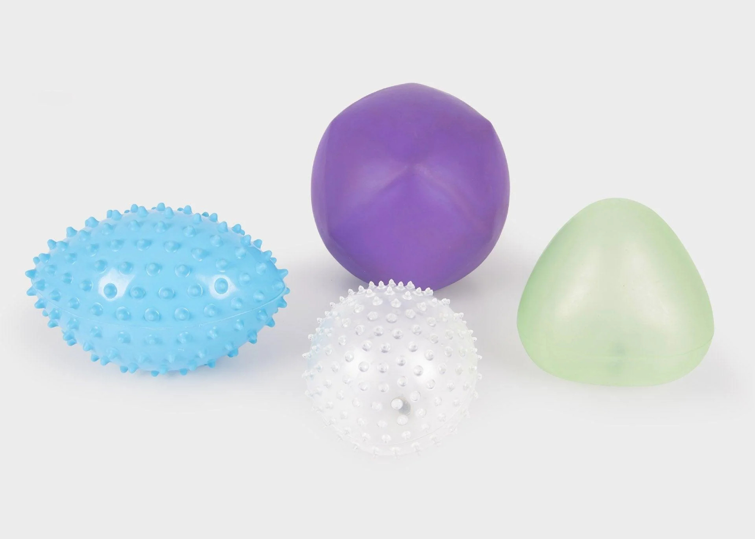 Set de 4 pelotas sensoriales irregulares Odd Balls