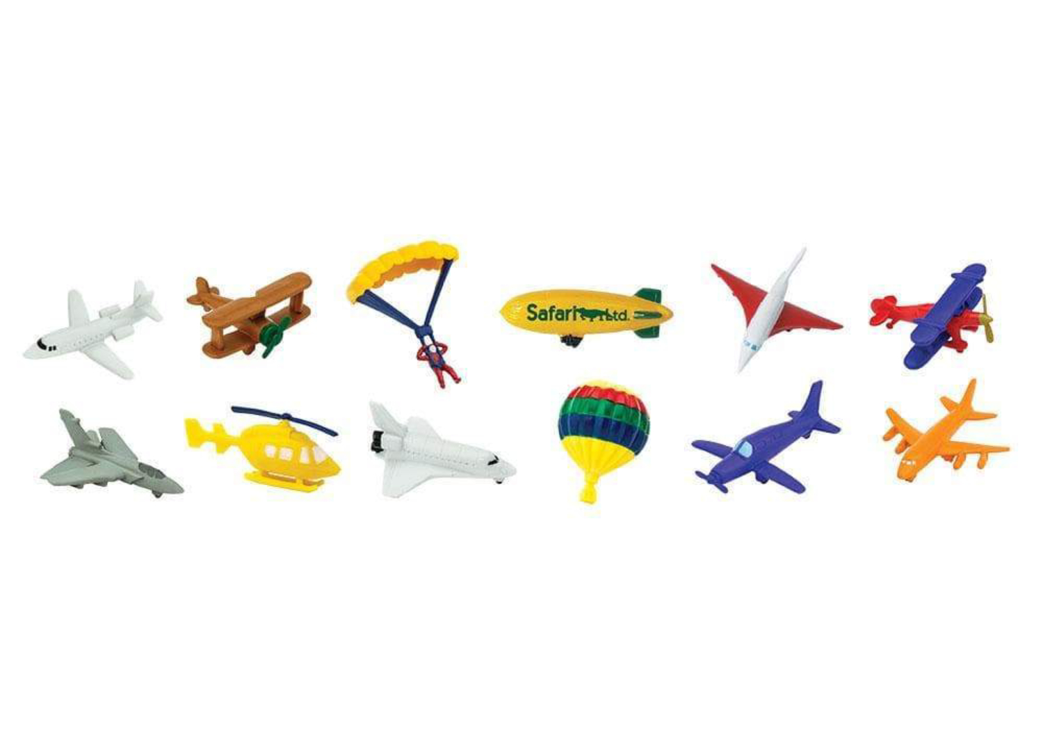 Set de 12 figuras Vehículos Aéreos