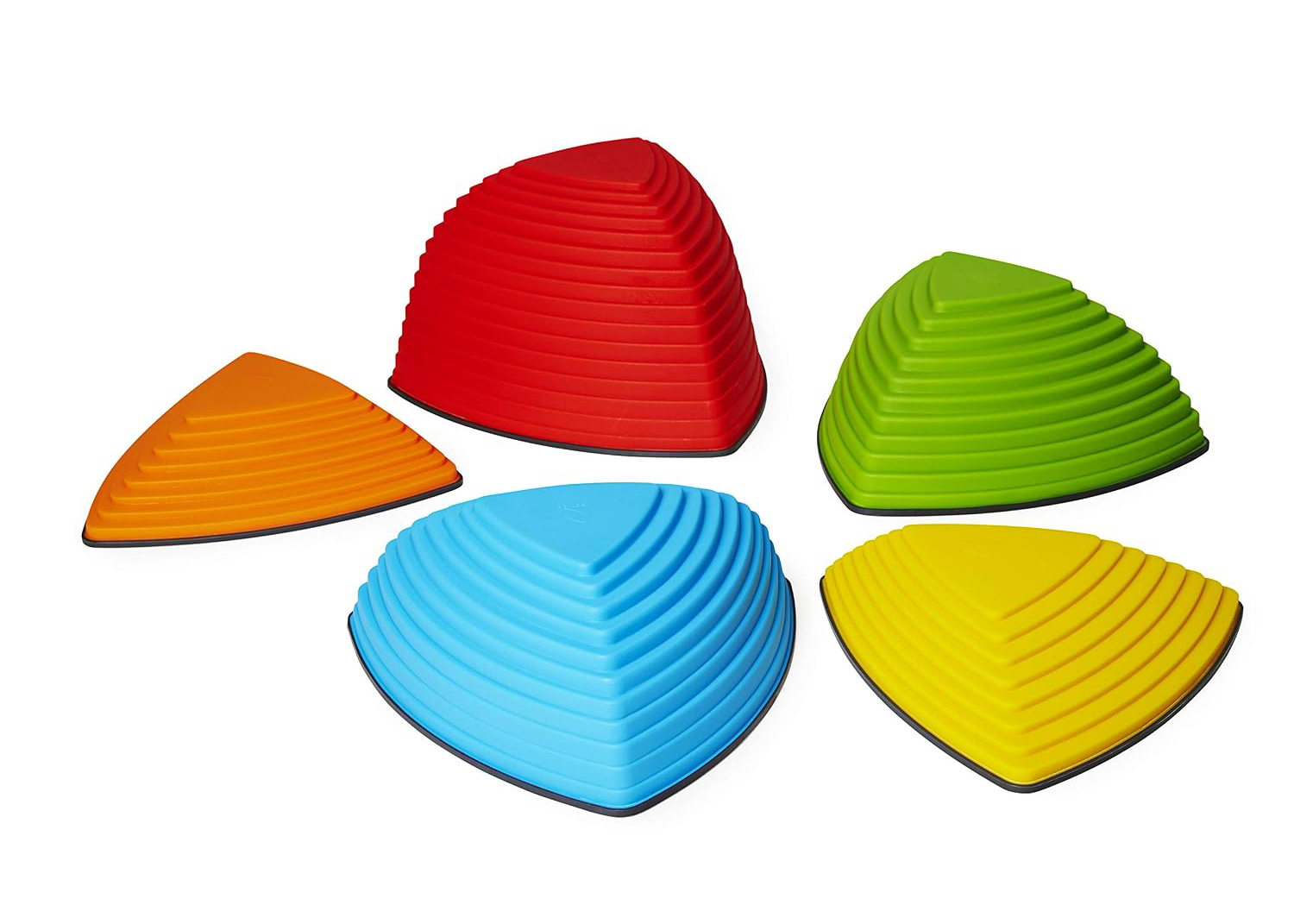 Colinas de equilibrio de 3 alturas para coordinación, saltos, planificación motora y circuitos