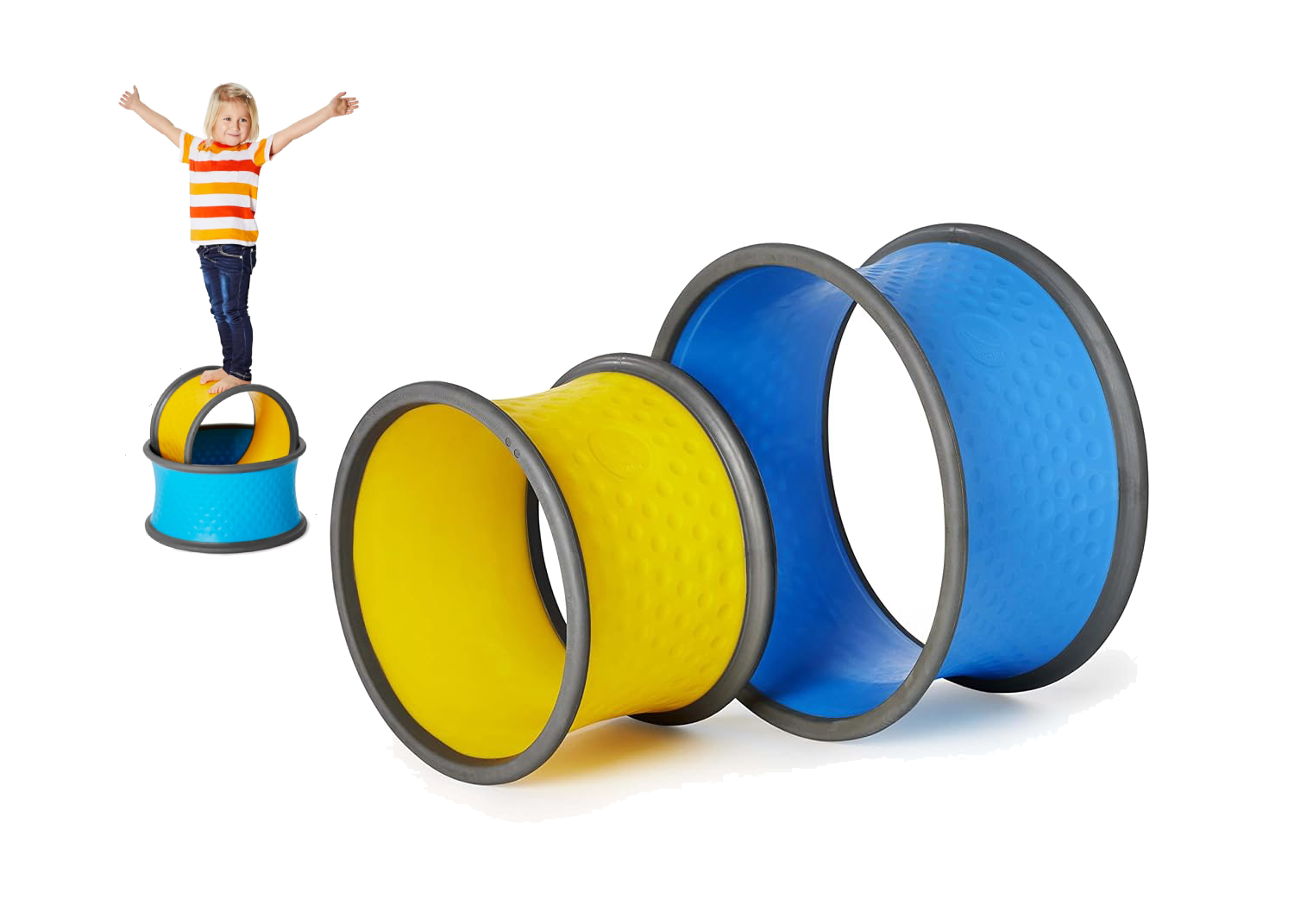 Set de rueda grande y pequeña para movimiento, equilibrio y control corporal Gonge Body Wheels
