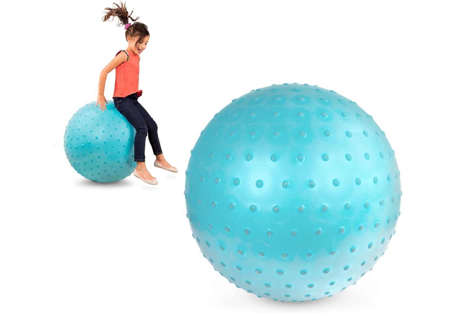 Pelota grande texturizada para motricidad gruesa y juego activo Pouncy Bouncy Ball