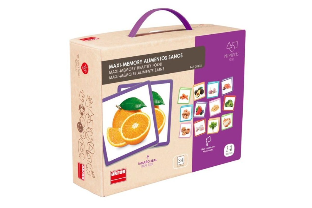 Maletín Maxi-Memory alimentos sanos Akros