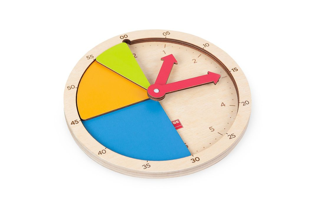 Reloj de madera para construir la hora Akros