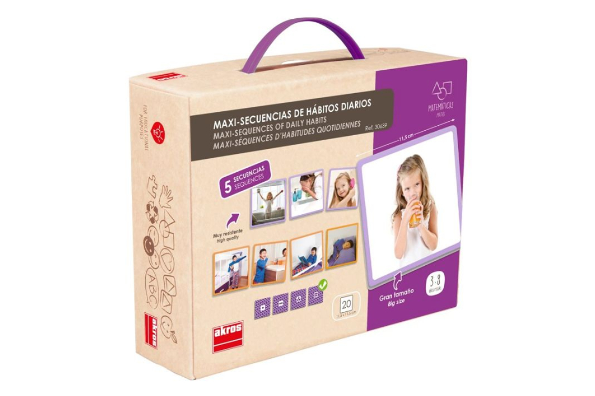 Maletín Maxi-Secuencias hábitos diarios Akros