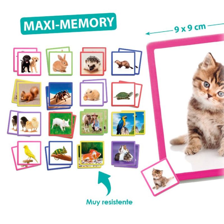Maletín Maxi-Memory mascotas y animales Akros