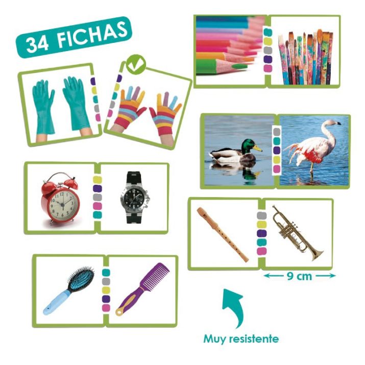 ¿Qué tienen en común? – Akros: juego de asociación con fotografías para lógica, lenguaje y categorización