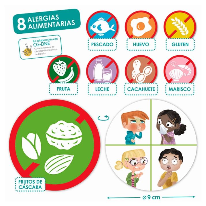 Alergias e intolerancias alimentarias – Akros: juego educativo para aprender alérgenos, alimentos y seguridad alimentaria