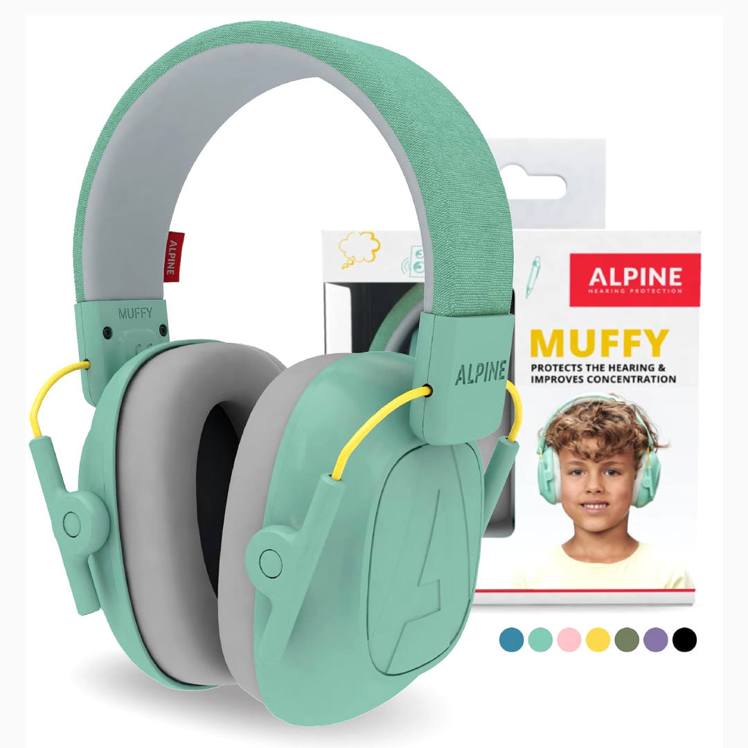 Alpine Muffy Kids: orejeras de protección auditiva para niños de 5 a 16 años